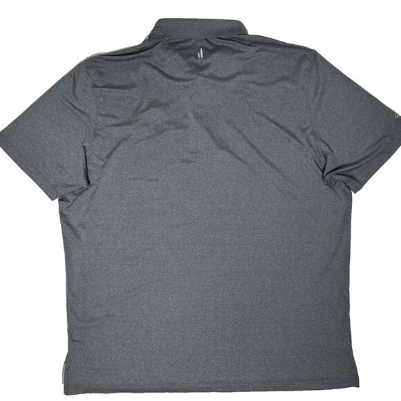 NWT $98 Johnnie-O Dark Gray Heather Golf Polo Shirt Club Logo Men's Size XL (A5) - Picture 2 of 12
